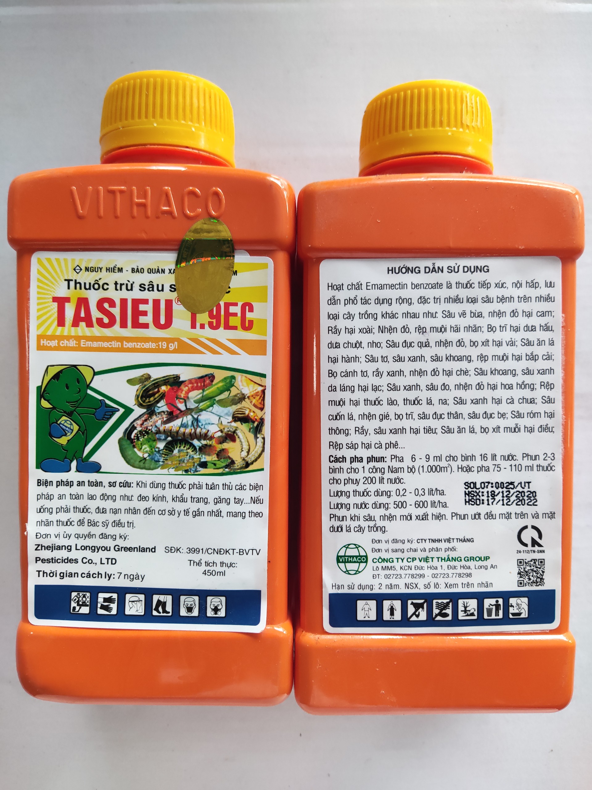 Thuốc trừ sâu sinh học Tasieu 1.9EC - 450ml