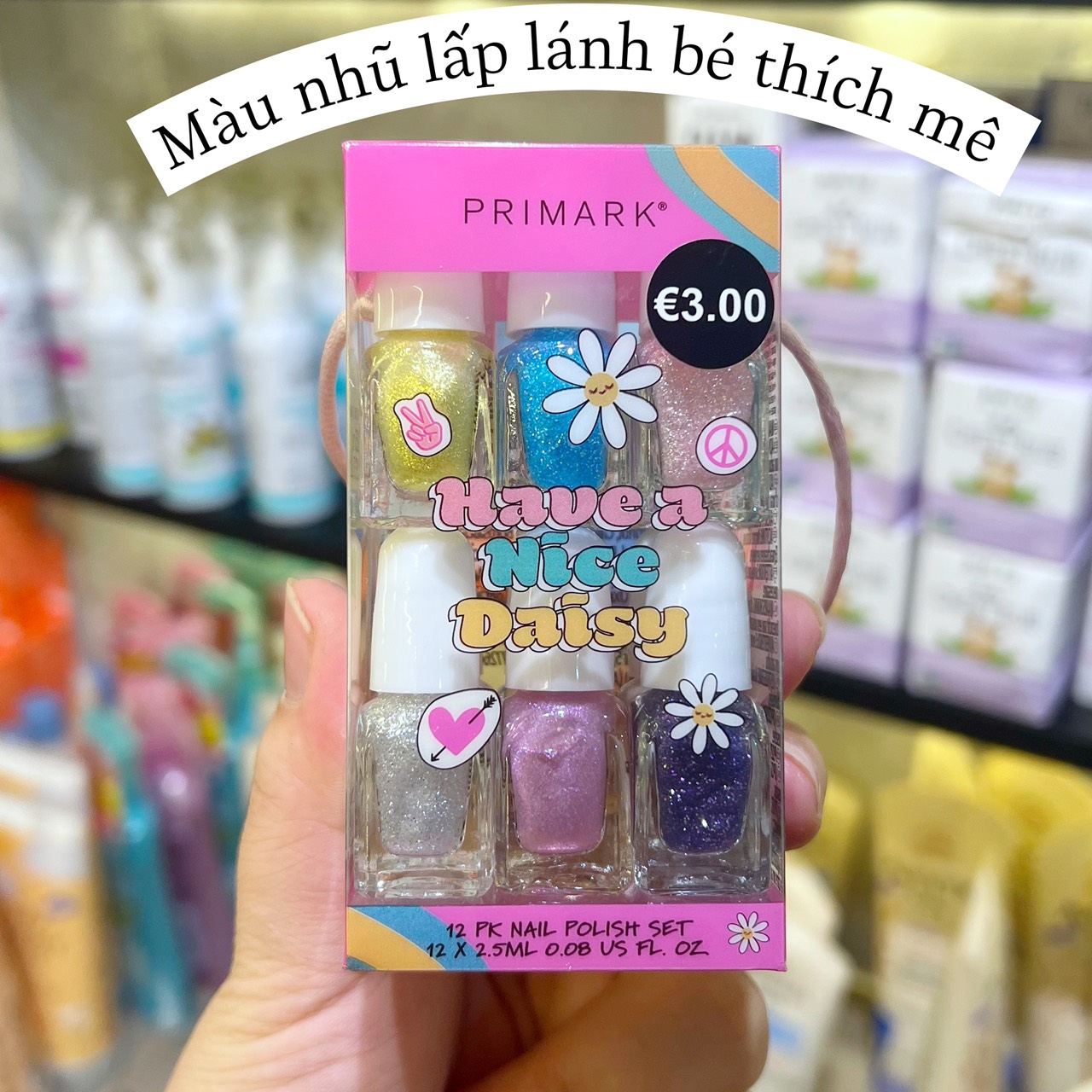 Bộ sơn móng tay cho bé Primark Pháp