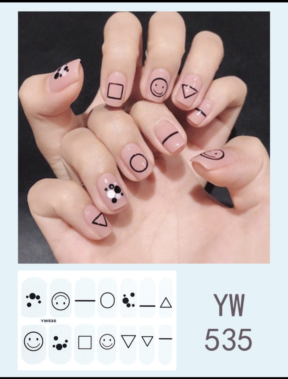 Set 28 miếng dán móng tay, có hơn 40 mẫu miếng dán móng tay 3D cho bạn lựa, miếng dán móng tay cute