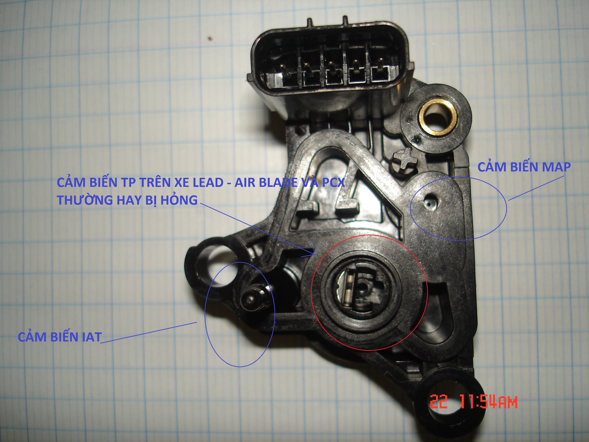 Bộ ba cảm biến xe AIR BLADE 2010/LEAD/SCR