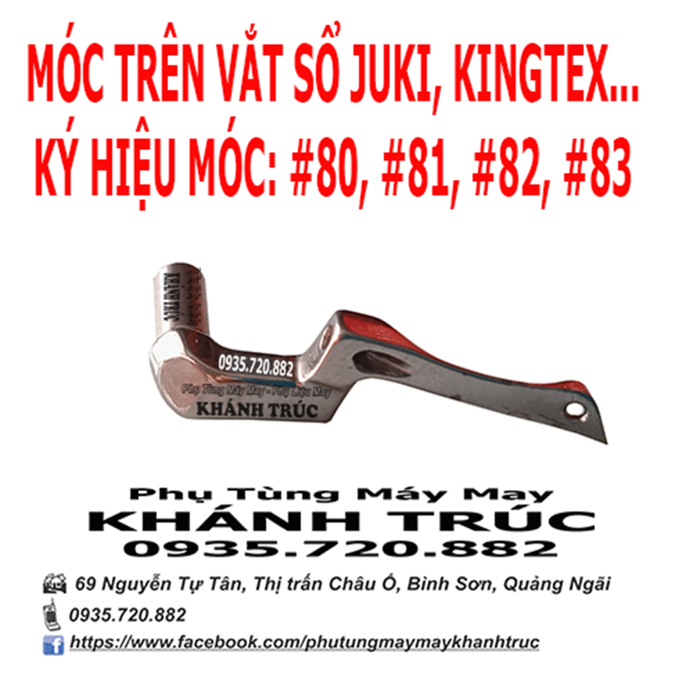 Móc trên máy vắt sổ công nghiệp JUKI MO2500