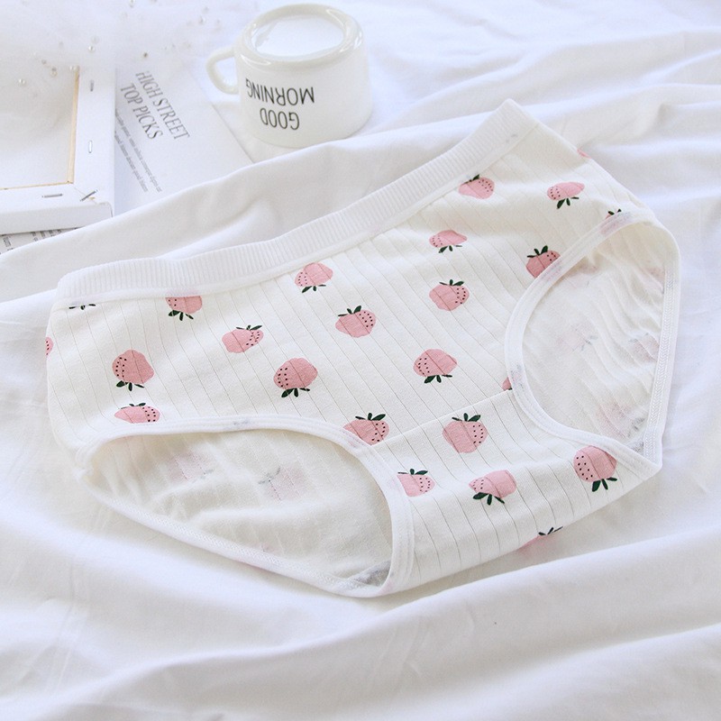 Quần Lót Cotton Co Dãn 4 Chiều Dâu Cute 671