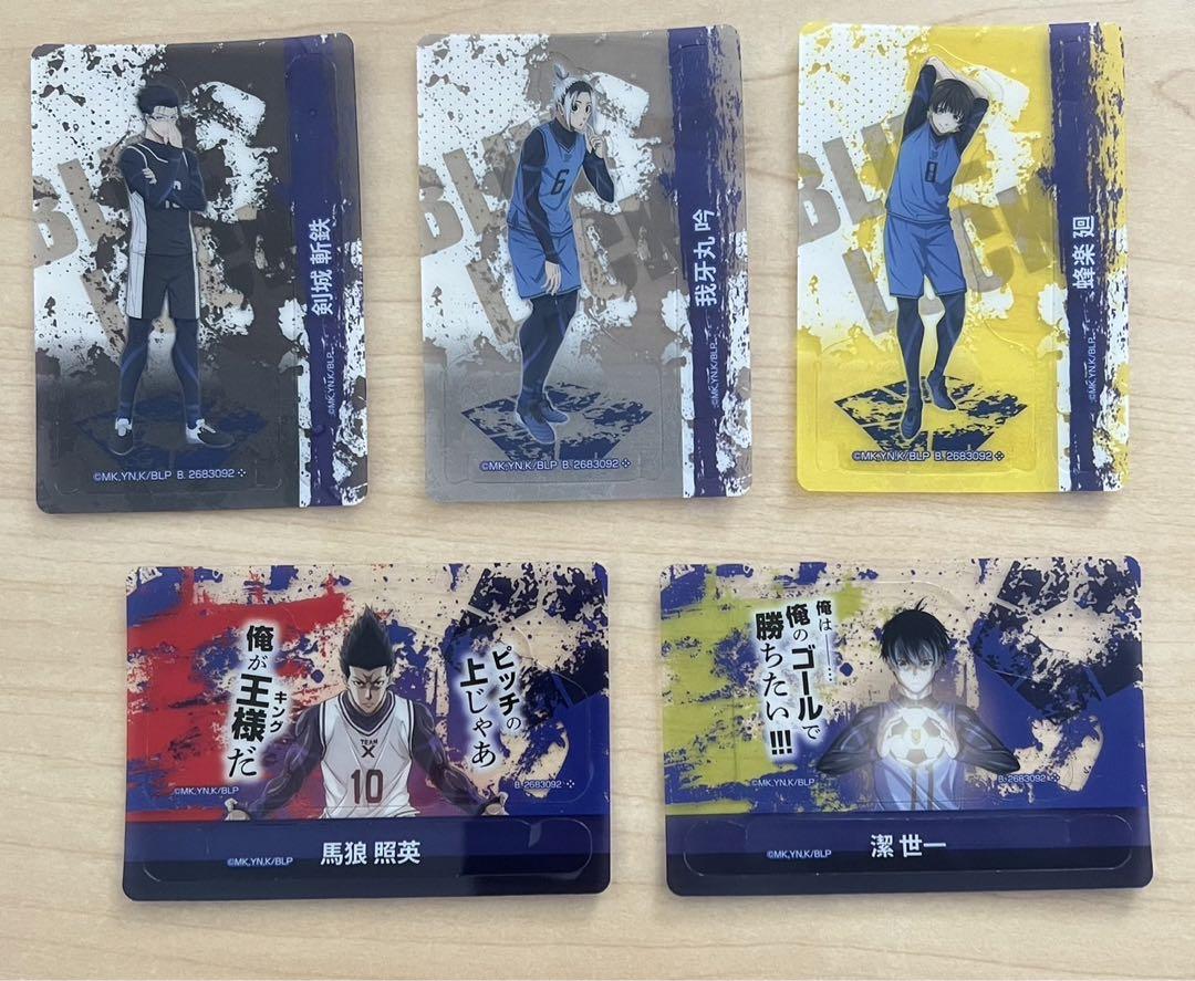 [Có sẵn] Pack card nhân phẩm standee Blue Lock chính hãng - thẻ Blue Lock