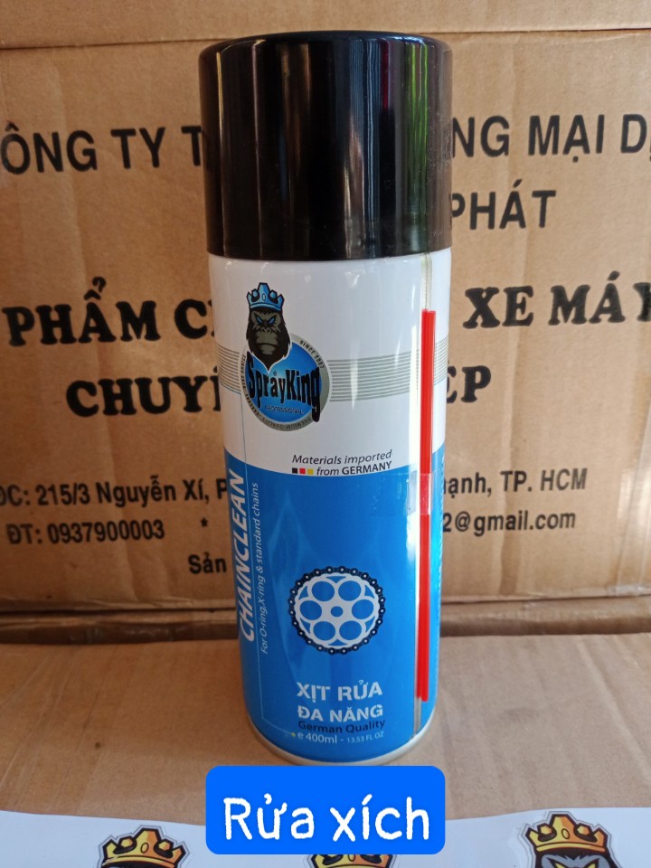 Combo dưỡng sên+rủa sên Sprayking.