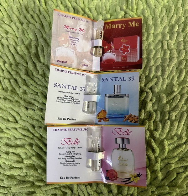 Mẫu thử nước hoa nữ Belle 1.2ml