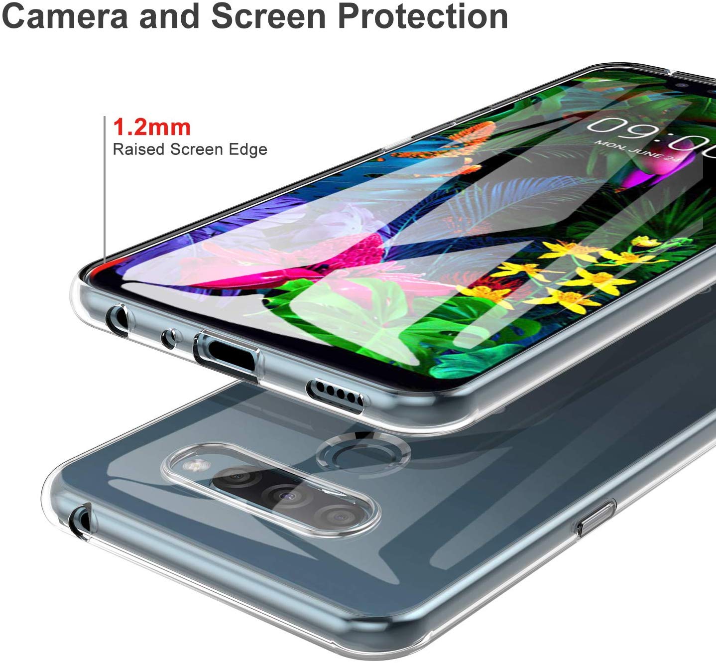 Ốp lưng điện thoại LG V40 ThinQ dẻo trong TPU ôm sát thân máy hạn chế ố vàng