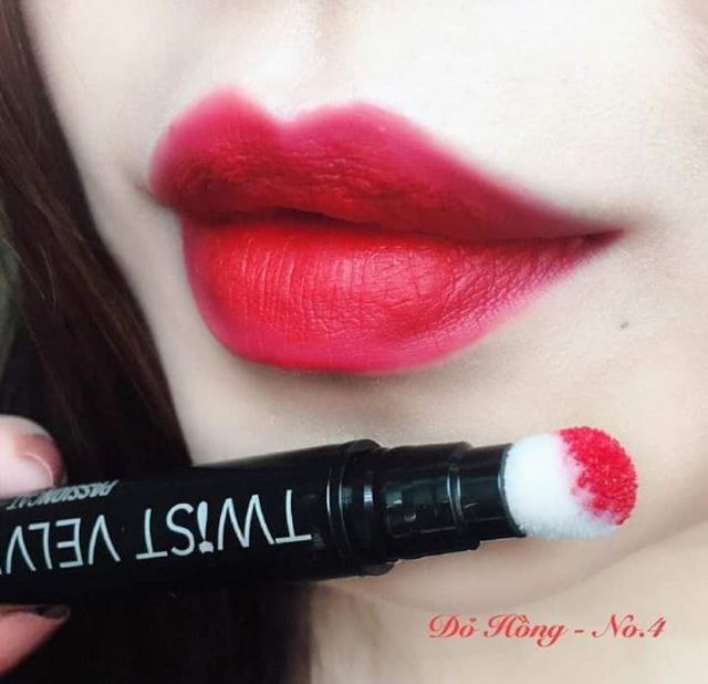 Son bông hàn quốc twist velvet tint korea shop quỳnh huy