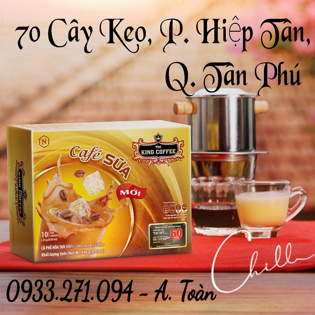 BÁO GIÁ CÀ PHÊ KING HÒA TAN 3IN1 HỘP 20X16G | Shopee Lazada Sendo Tiki mới nhất 32 Cà phê sữa hòa tan TNI King Coffee 3 trong 1 hộp 240g - Cafe sữa King Coffee 3in1 240gr (10 gói x 24g)
