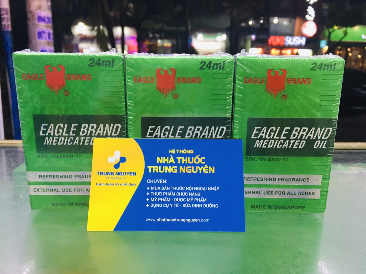 Dầu gió xanh Con Ó EAGLE BRAND 24ML