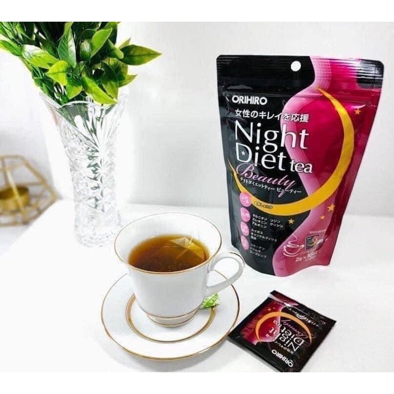 Trà giảm cân night diet tea beauty Orihiro (16 gói )
