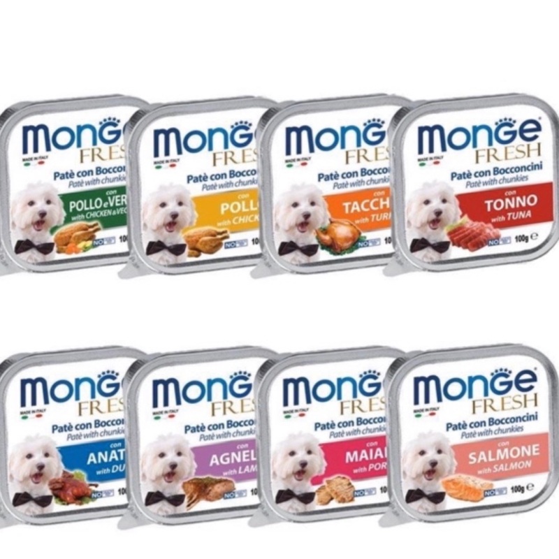 Combo 10 hộp Pate Monge Ý cho chó