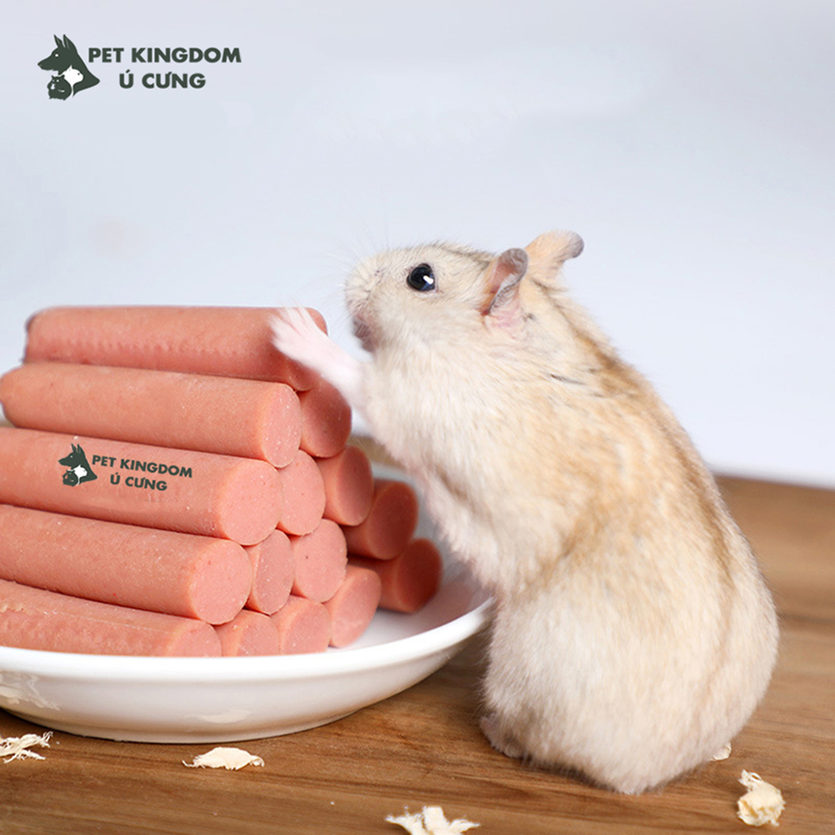 Xúc xích cho hamster, chó mèo, nhím