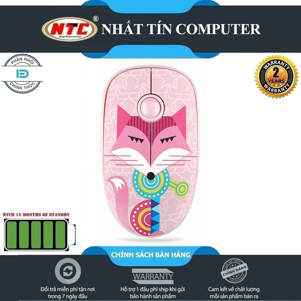 Chuột không dây Wireless FD V8 pin dùng đến 12 tháng (4 màu) - Nhất Tín Computer