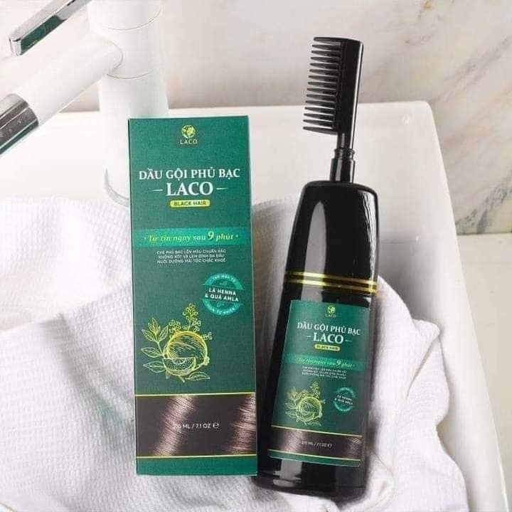 DẦU GỘI PHỦ BẠC LACO CHÍNH HÃNG