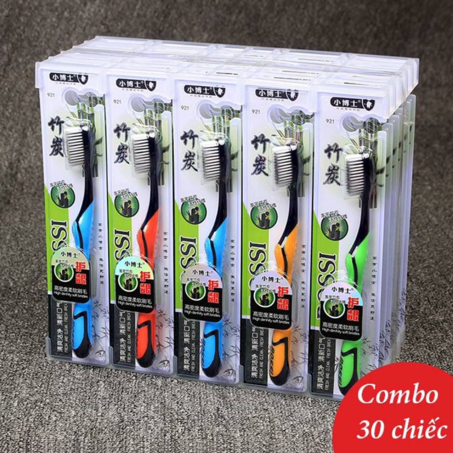 Bàn chải đánh răng than tre Hàn Quốc chất lượng
