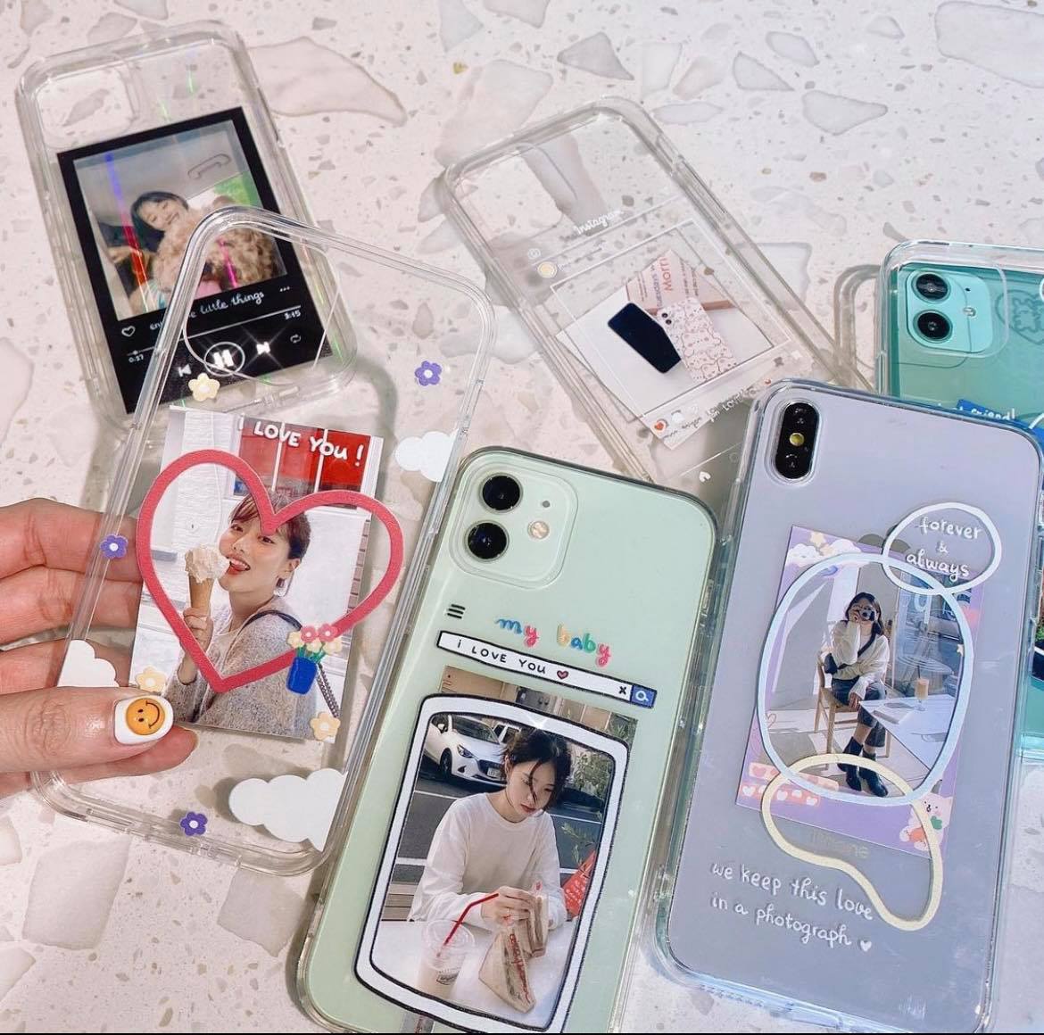 Ốp lưng iphone full viền có khung lồng ảnh