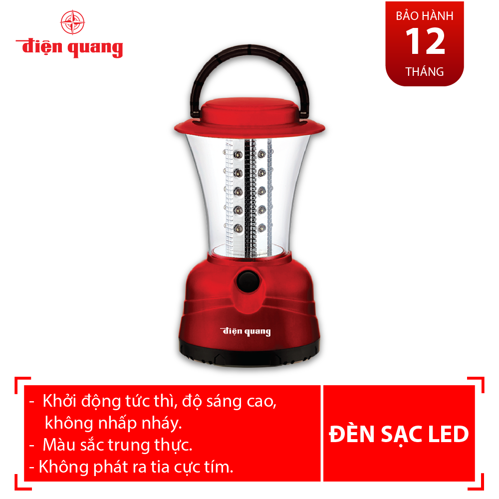 Đèn sạc Led Điện Quang ĐQ PRL06 (2W, ánh sáng trắng)