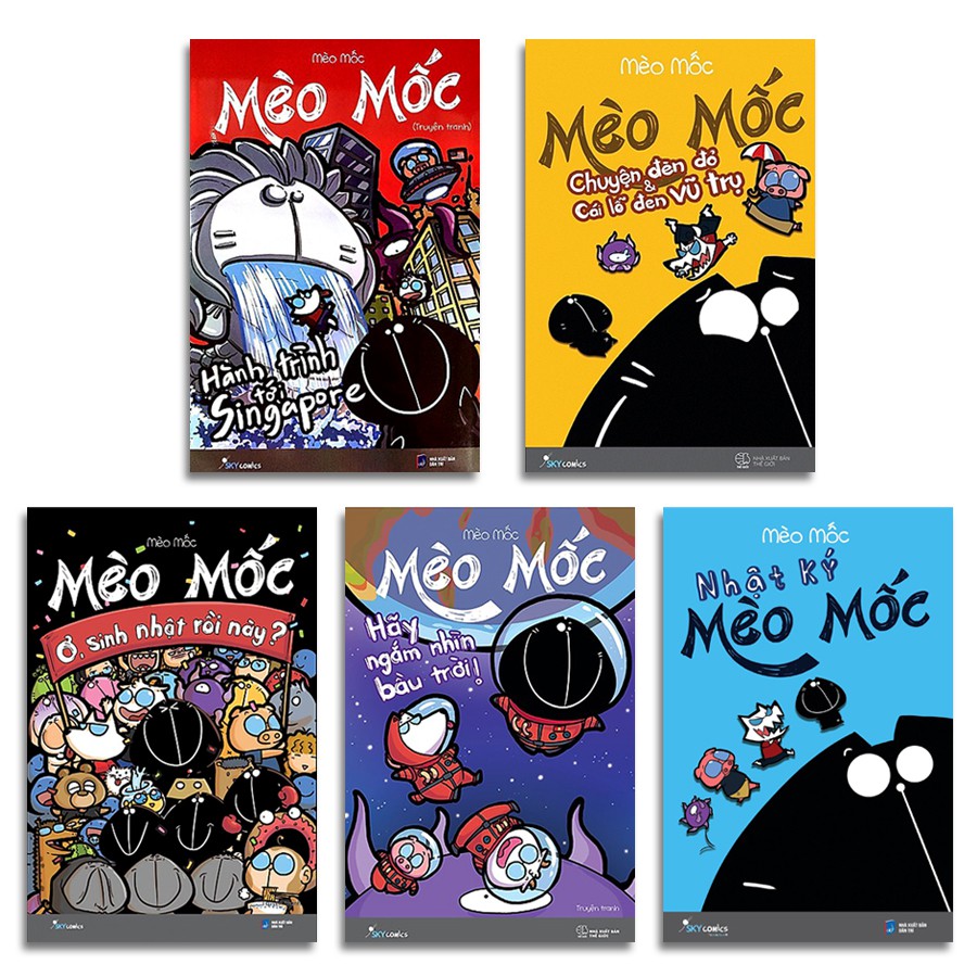 Sách - mèo mốc combo