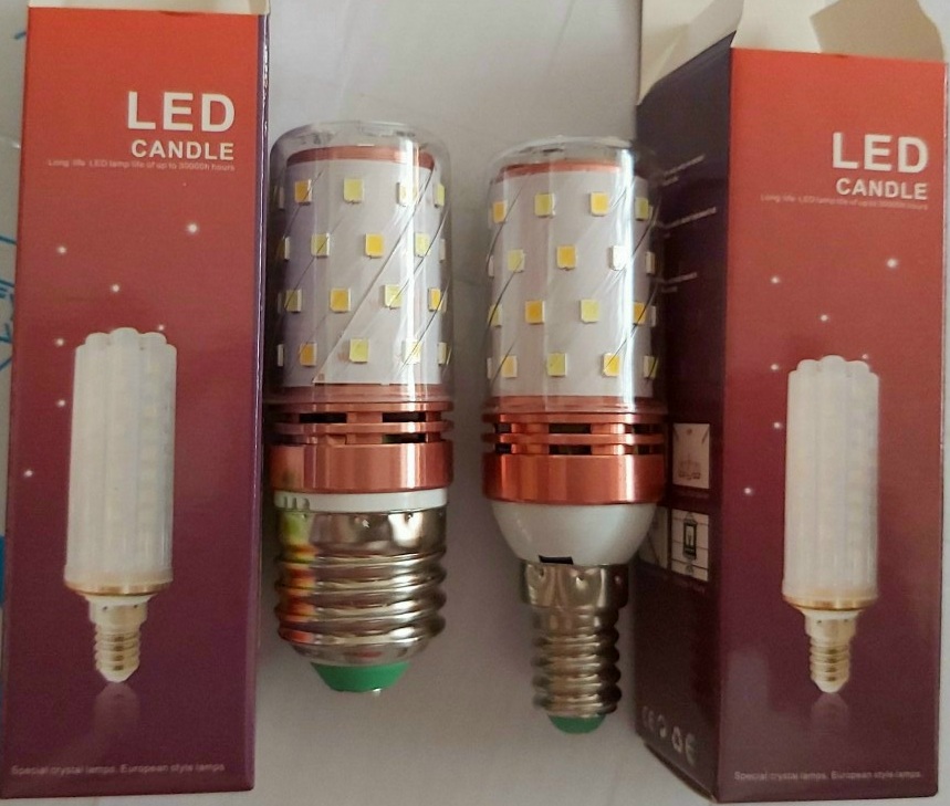 Đèn LED bắp 12W  3 chế độ sáng cao cấp chui E27, chui E14