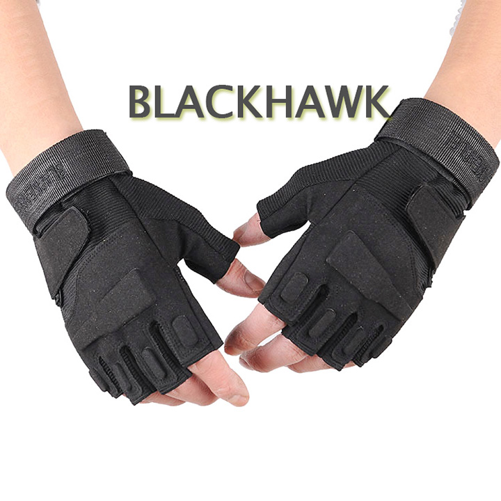 [HCM]Găng Tay Cụt Ngón BlackHawk Đi Phượt [ 1 Đôi ]