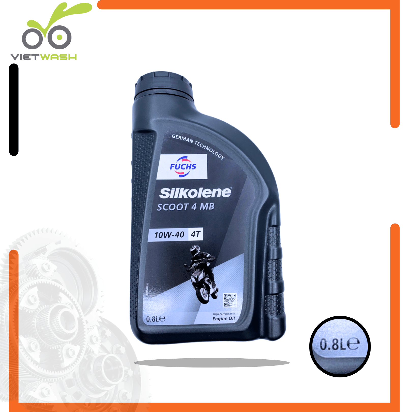 [FUCHS] Nhớt xe ga Fuchs Silkolene Scoot 4 10W40 API SL 800ml