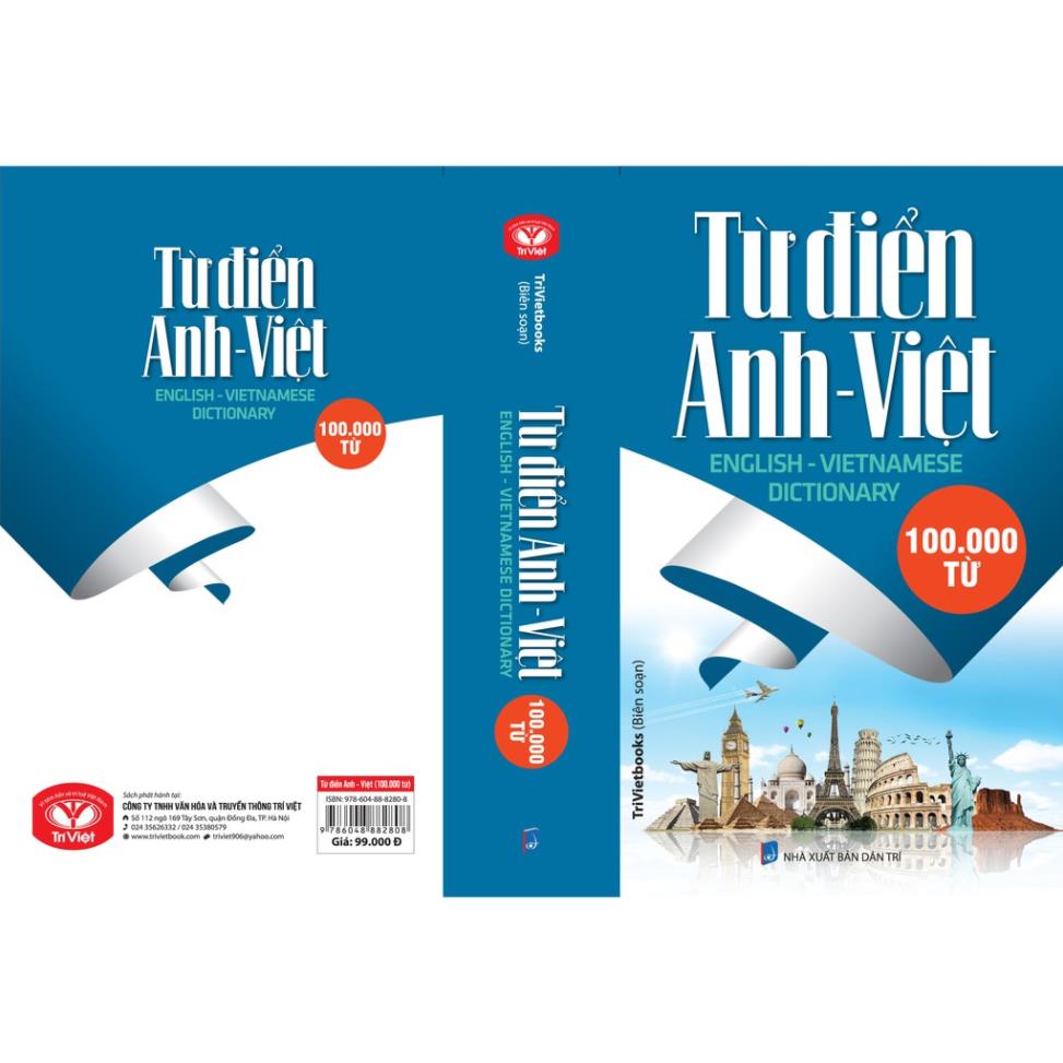 Sách - Từ điển Anh - Việt 100.000 từ - Trí Việt