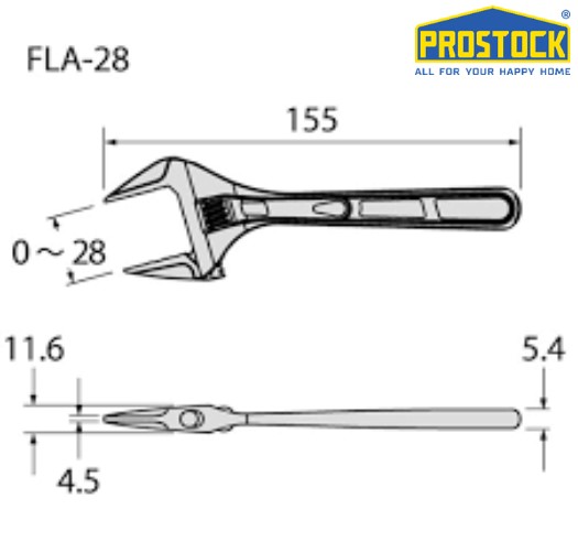 [HCM]Mỏ lết Fujiya FLA-28