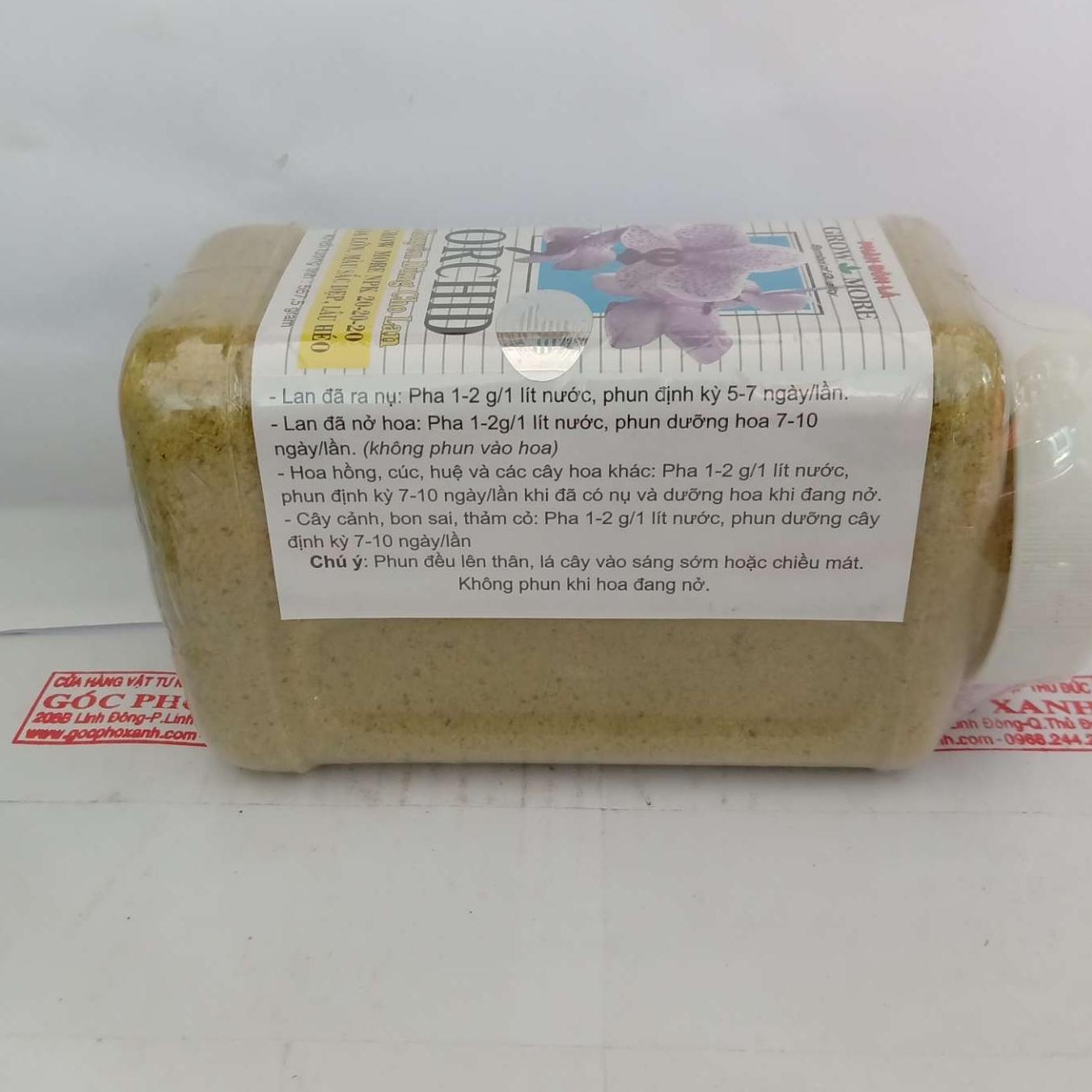 NPK 20-20-20+TE Orchid Growmore cho lan 567gram