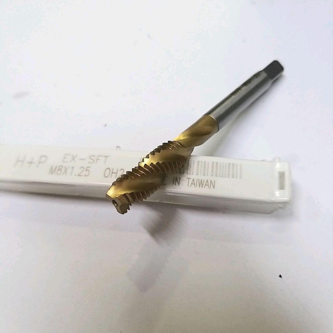 Mũi Taro H+P Vàng Xoắn M8x1.25 (Vàng)
