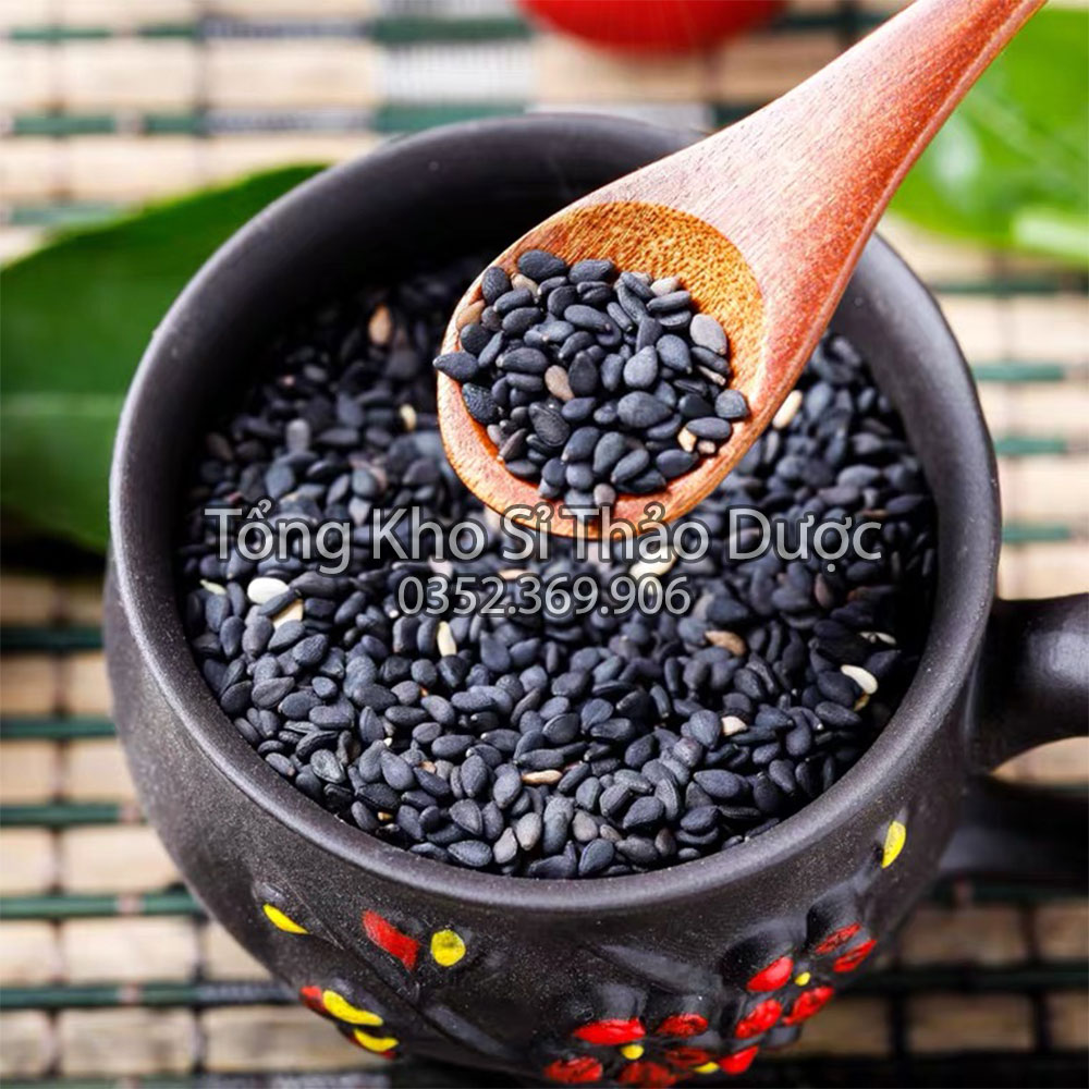 Mè đen nguyên vỏ 1kg (Vừng đen khô hữu cơ)