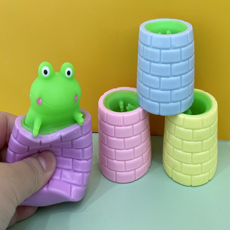 Đồ chơi bóp dẻo Squishy Ếch cốm