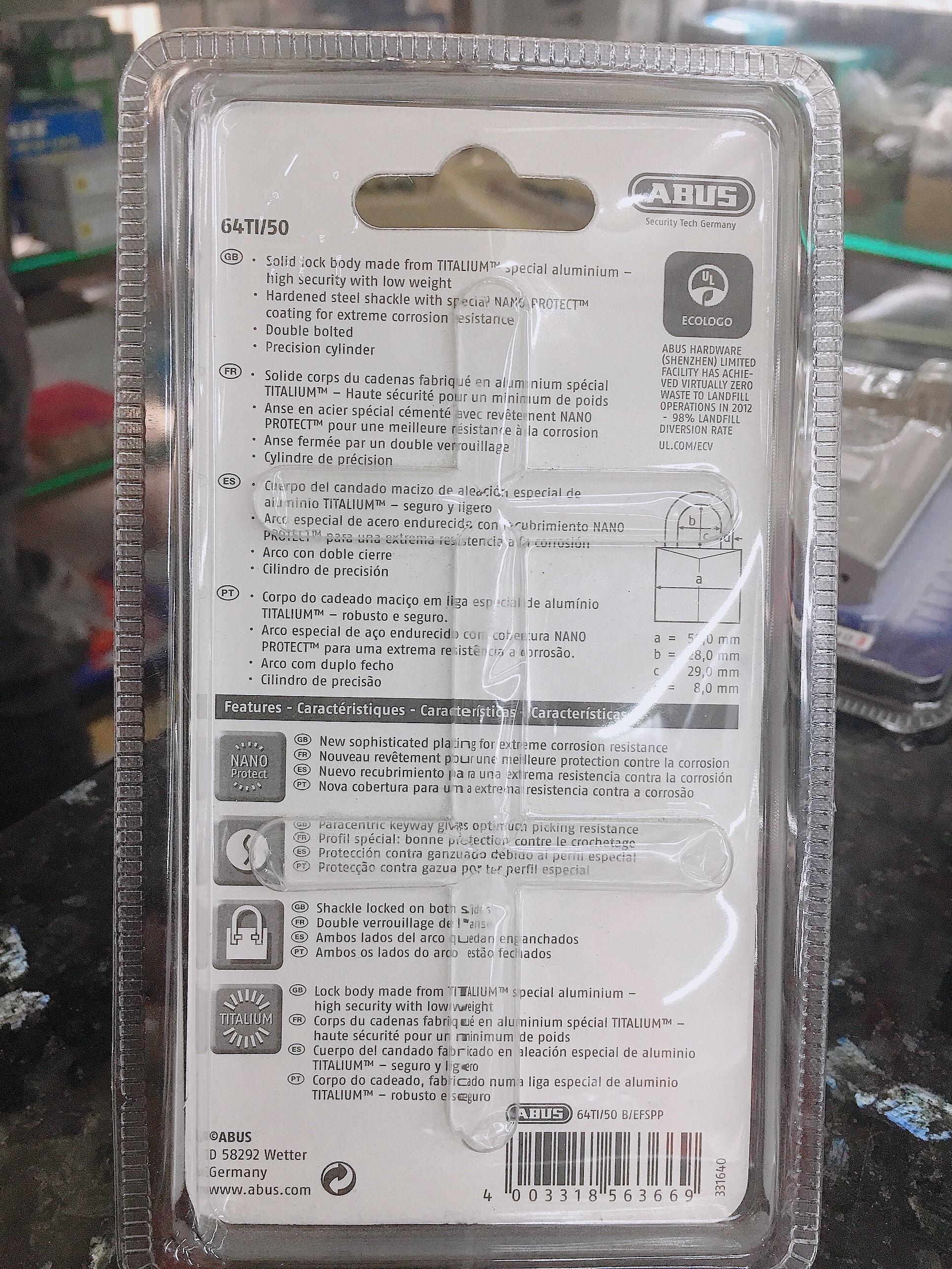 Ổ Khóa ABUS 64 TI/50 Series