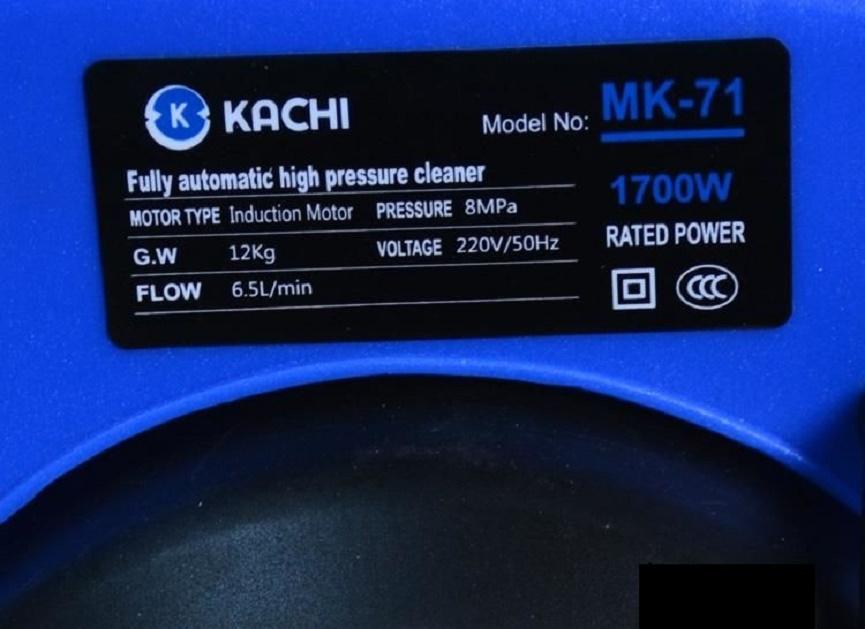 Máy rửa xe motor Kachi MK-71