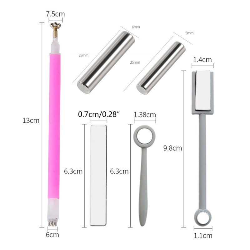 Cây nam châm hơ mắt mèo nail