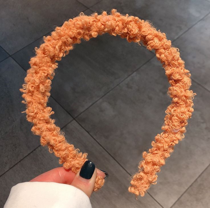 (Nhiều màu) Băng Đô, Bờm Tóc Lông Xù Nhiều Màu M12