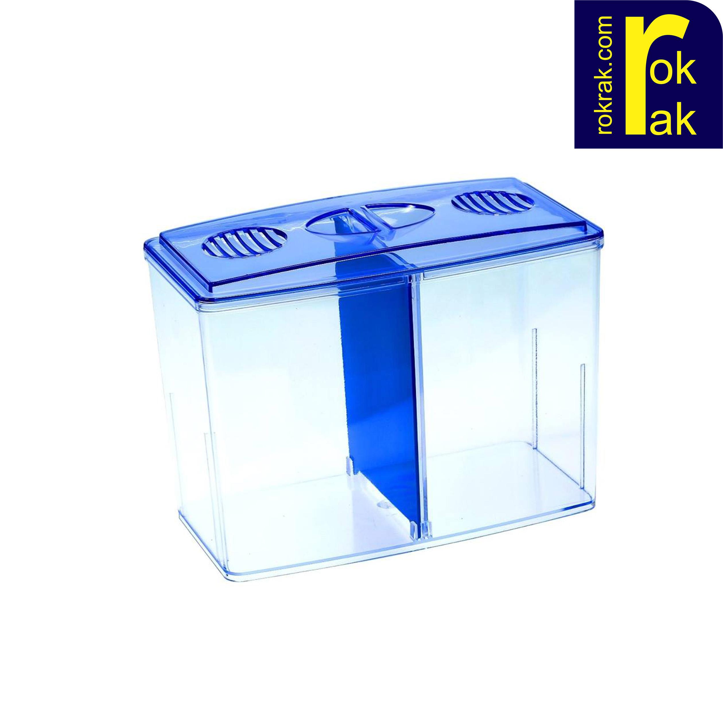 Bể cá mini betta 2 ngăn có thể tháo rời
