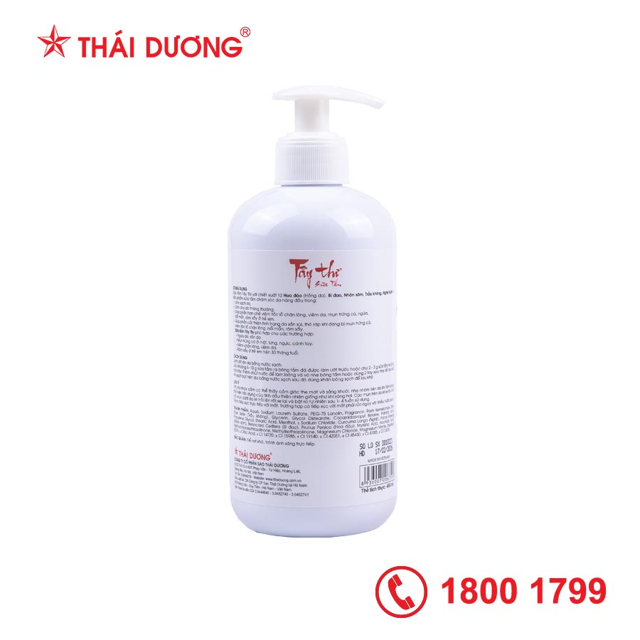 Sữa tắm tây thi - Thái Dương -  480ml