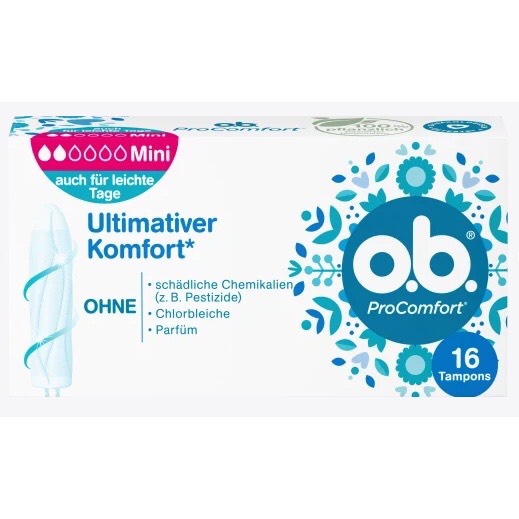 [HÀNG NỘI ĐỊA ĐỨC] - Băng vệ sinh dạng nút (Tampons) hiệu OB