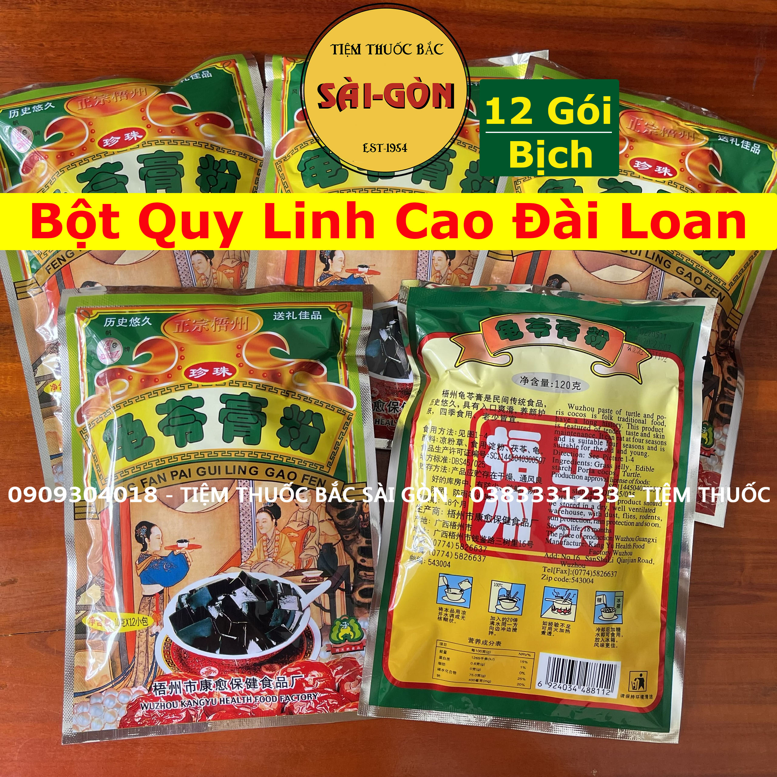 Quy Linh Cao - Cao Quy Linh (bịch 12 gói nhỏ)