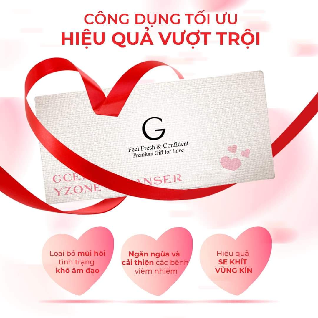 Viên đặt se khít vùng kín Y Zone Cleanser Gcell Hàn Quốc mẫu mới