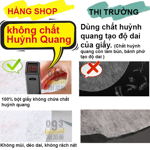 Combo 12 Giấy Thấm Dầu Mỡ Thực Phẩm 20cm