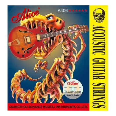[HCM]Dây đàn Guitar Acoustic Alice A406 (Dây sắt) Dây đàn guitar acoustic Alice Strings-A406 chất lượngBộ hộp 6 dây đàn ghi-ta Acoustic Alice A406