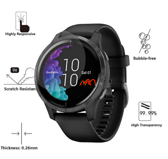 Kính Cường Lực 9H+ Garmin Venu