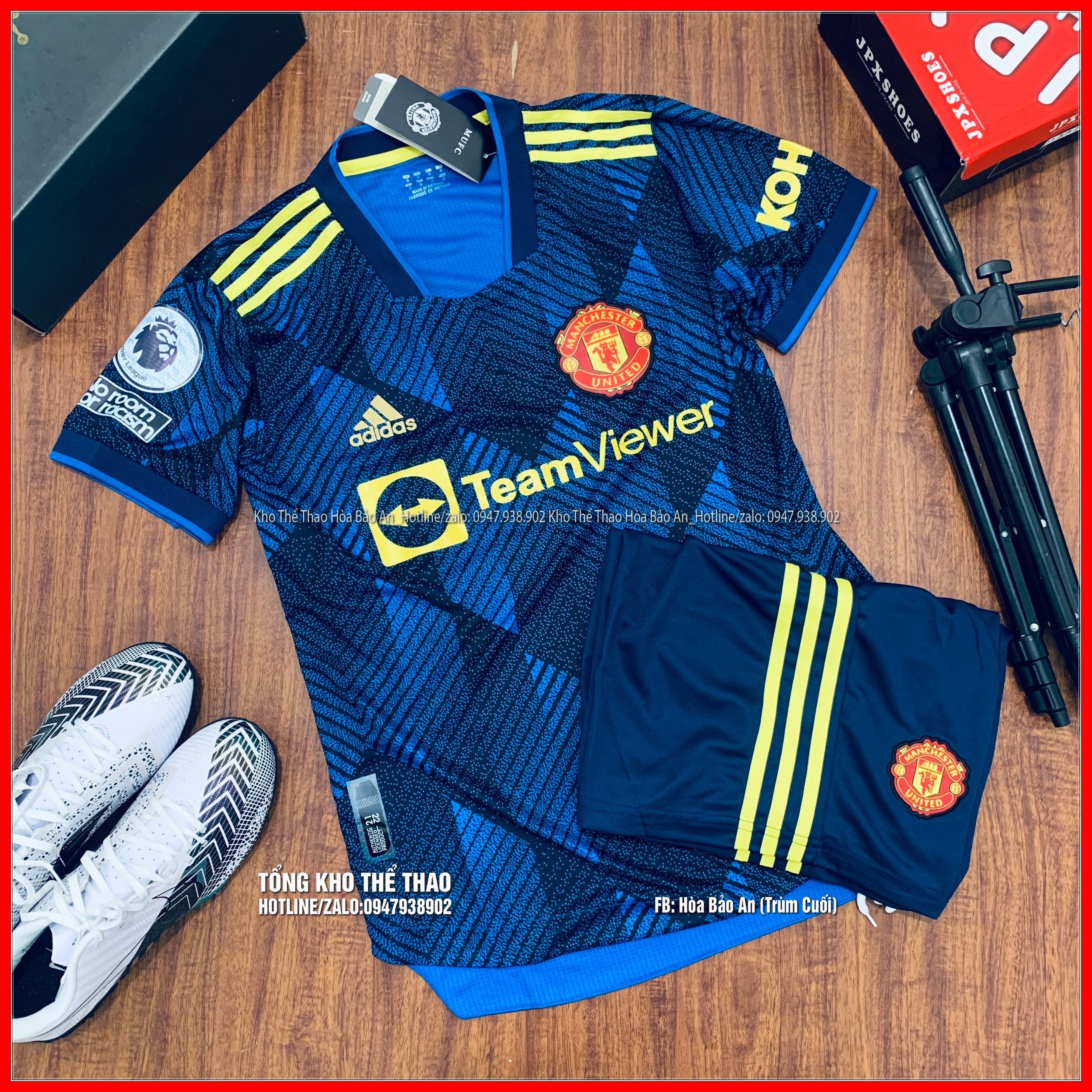 BỘ QUẦN ÁO BÓNG ĐÁ CLB MANCHESTER CAO CẤP 2022