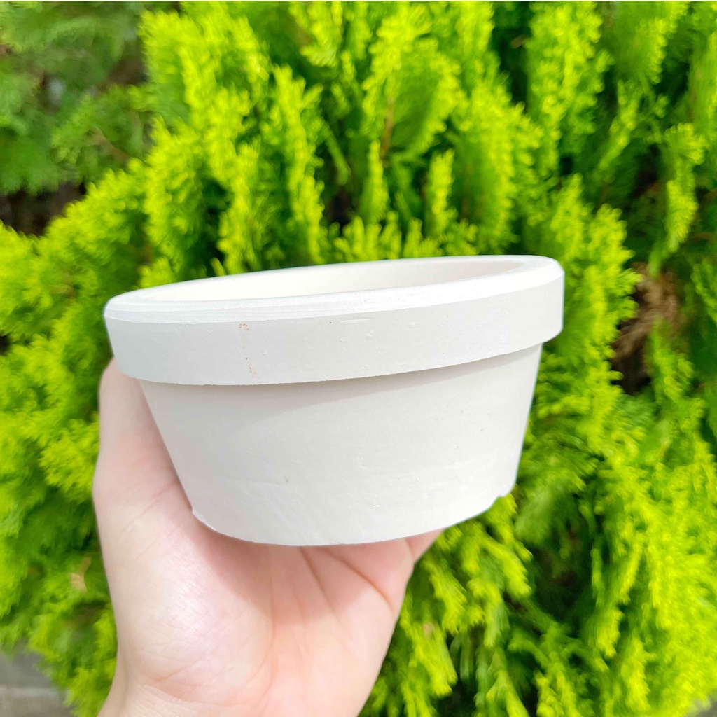Chậu đất nung 12x6cm - Chậu trồng sen đá