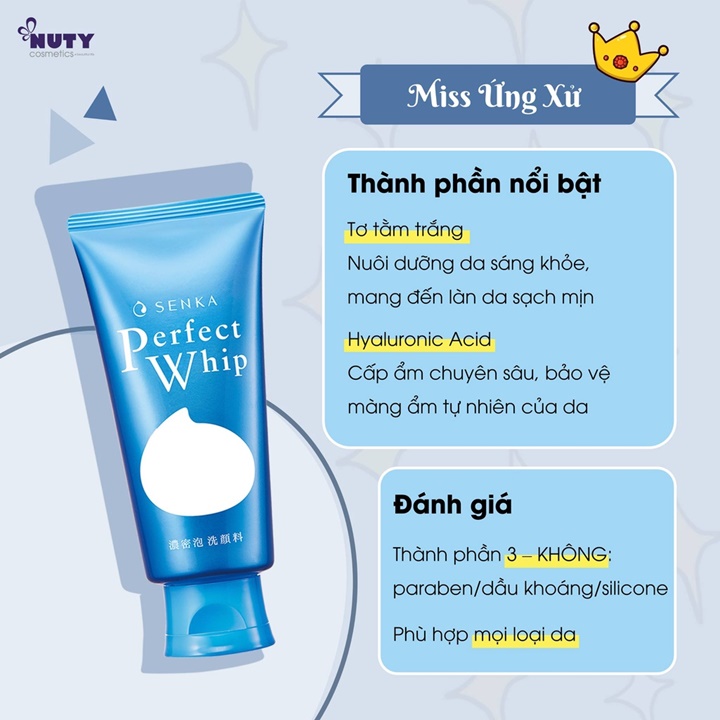 [MẪU MỚI] Sữa Rửa Mặt Perfect Whip 120g – HUKB559