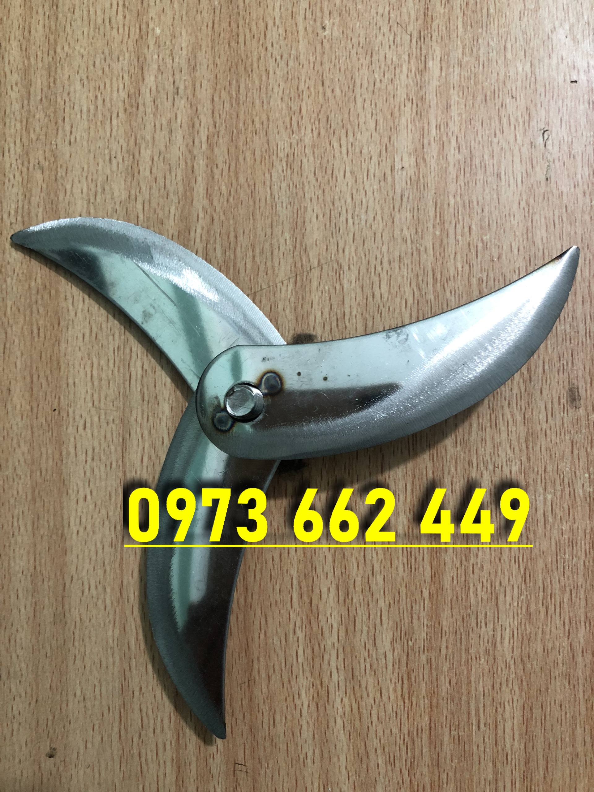 Lưỡi dao máy xay thịt xay giò - dao 3 cánh