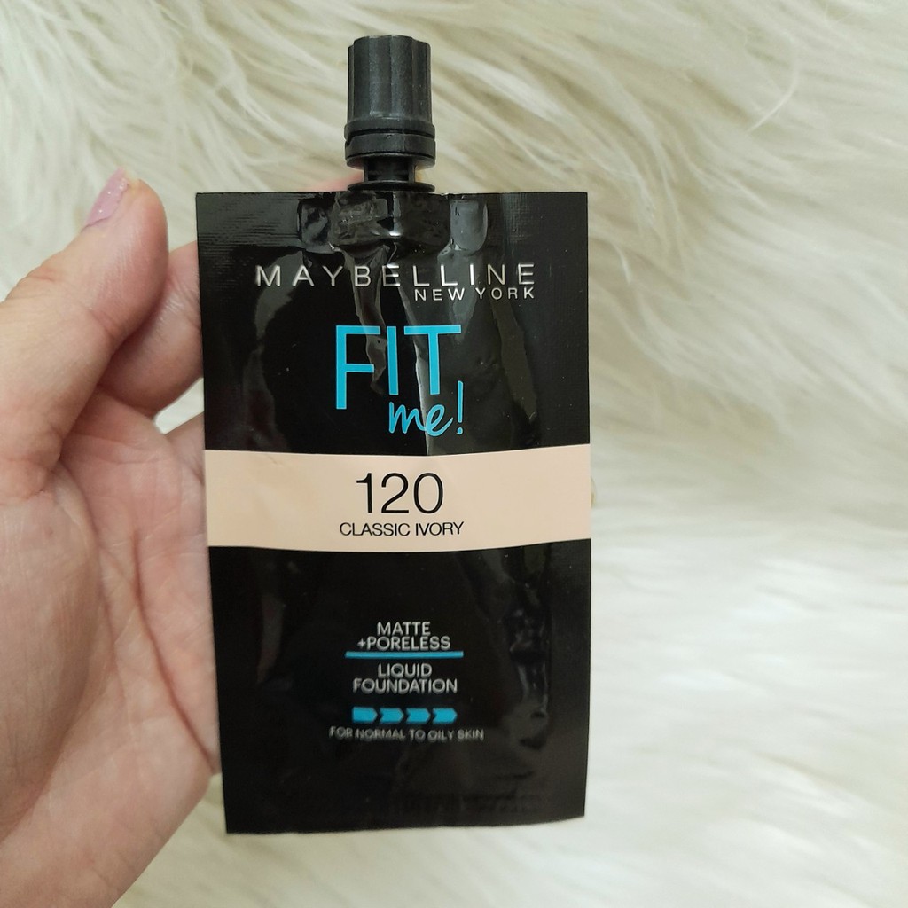 (5ml) Sample Kem Nền Mịn Lì Maybelline Fit Me Matte + Poreless