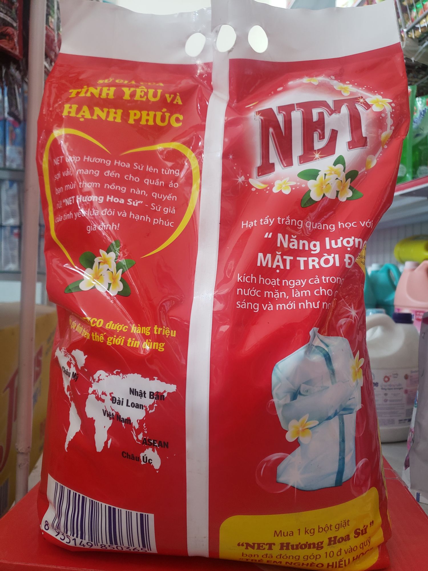 [HCM]Bột giặt NET hương hoa sứ 6kg