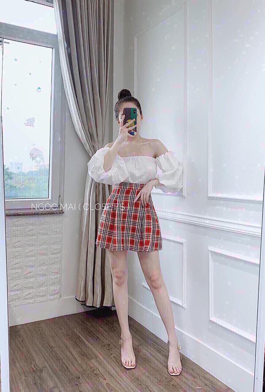 [HCM]SÉT VÁY CARO DỄ THƯƠNG